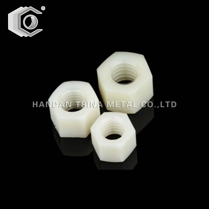 DIN934 پلاستیک نایلون مهره هق